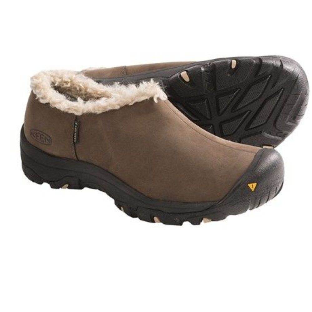 COPY - Keen Brown Bailey Slip On Winter Boots Mules